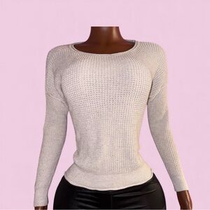 Hollister cream Knit Sweater